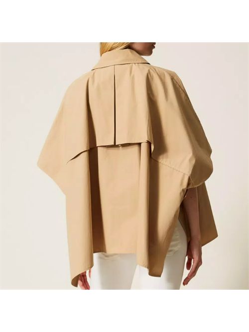 PONCHO TRENCH TWIN SET | 261TA429013161 DELICATE SAND